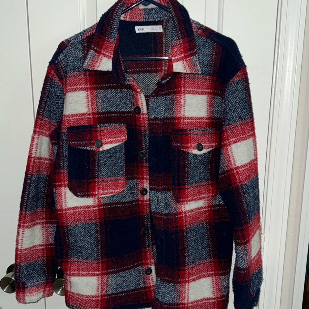Zara Overshirt/Shirt Jacket
